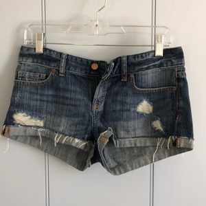 VS Pink denim shorts